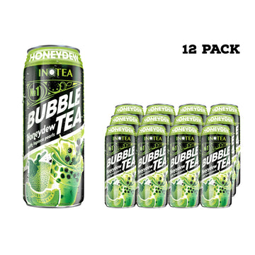 (Pack Of 12) Inotea Bubble Tea | Choose One From 5 Flavors: Brown Sugar, Taro, Honeydew, Banana, Matcha Latte | Ready To Drink I