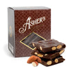 Ashers Chocolates, Gourmet Chocolate Covered Almond Bark, Sweet and Salty Candy with Almonds, Small Batches of Kosher Chocolate