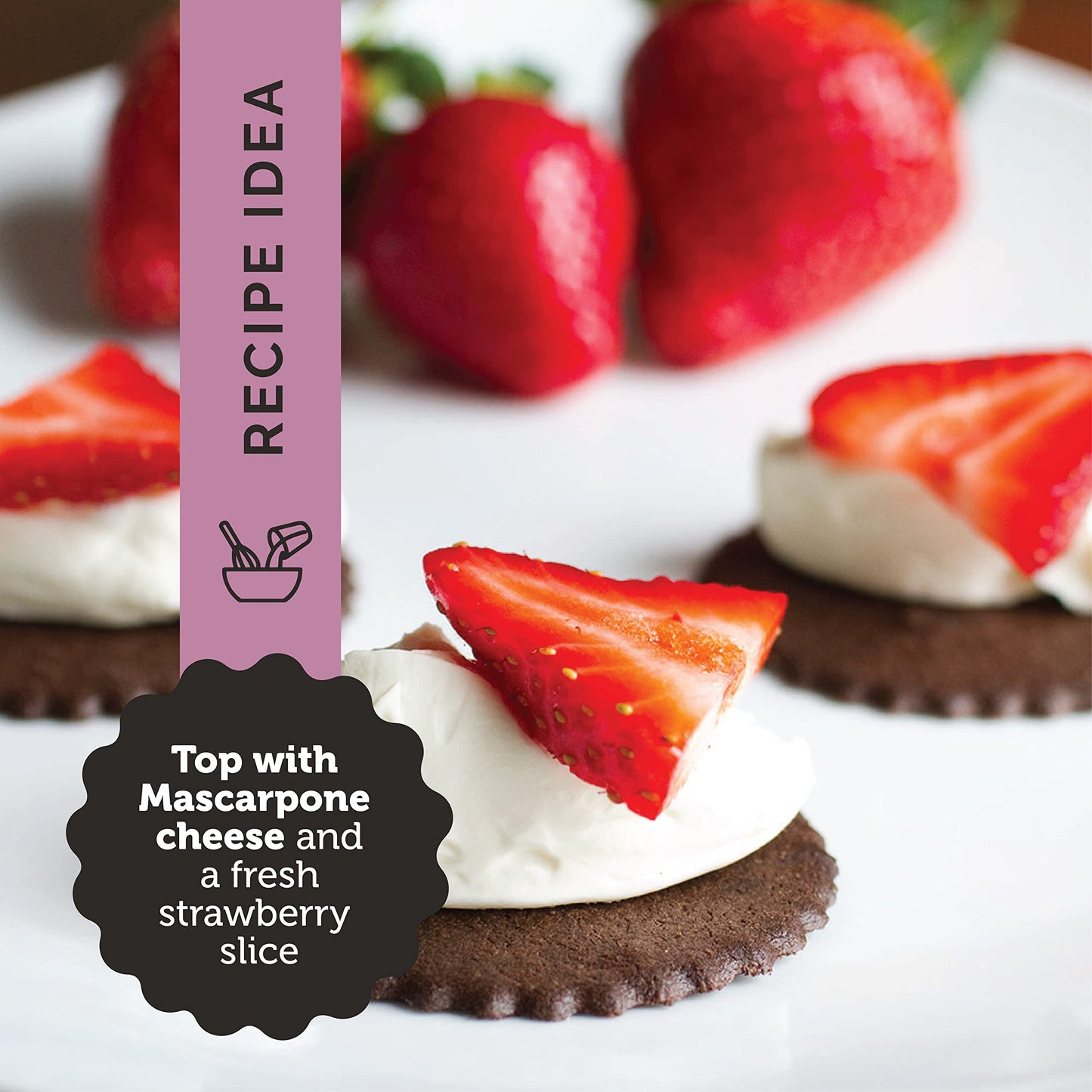 Deweys Bakery Brownie Crisp Moravian Cookie Thins, Low Calorie Snack, 9oz (Pack of 6)