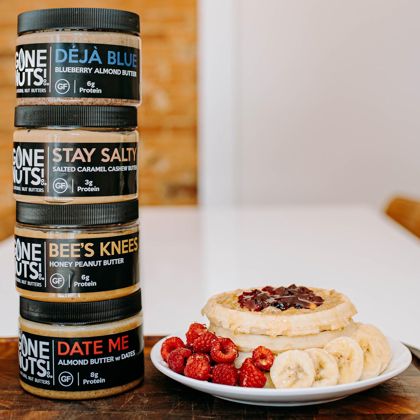 Gone Nuts Co. Butter Spread, Vegan, Gluten Free, Paleo-Friendly, Gourmet, Healthy Snacks, No Palm or hydrogenated oils (Blueberr
