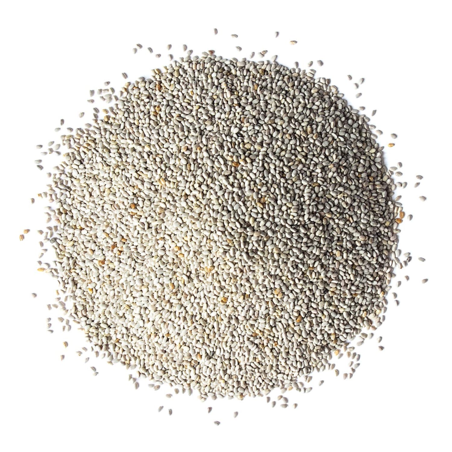 Food to Live - White Chia Seeds, 1.5 Pounds - Whole, Raw, Kosher, Keto, Sirtfood, Vegan, Bulk. Rich in Omega 3, Omega 6, Fiber,