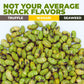 Crunchy Dry Roasted Edamame Beans Snack by Zest Delites, Truffle - Seaweed - Wasabi, Vegan, Low Calorie (120cal) High Protein Sn
