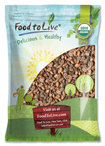 Food to Live Organic Cacao Beans, 7 Pounds - Non-GMO, Keto, Vegan, Dry, Bulk, Rich in Dietary Fiber, Copper, Manganese, Magnesiu