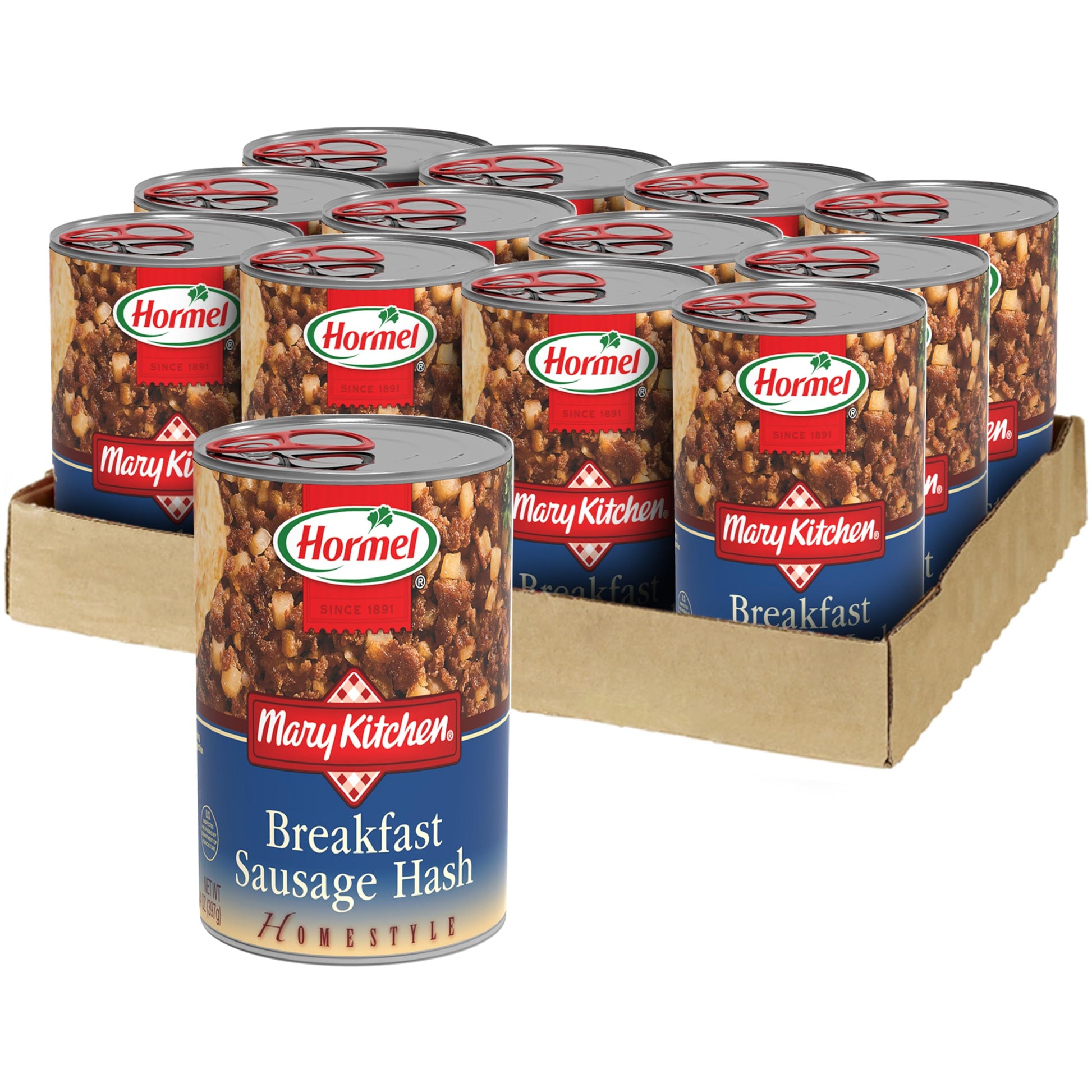 Mary Kitchen Hash Canned Sausage Hash, 14 oz, Pack of 12, Model 81538