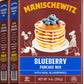 Manischewitz Real Blueberry Pancake Mix, Dairy Free, 9oz (2 Pack) with Real Blueberries Kosher (including Passover) Easy Prep!