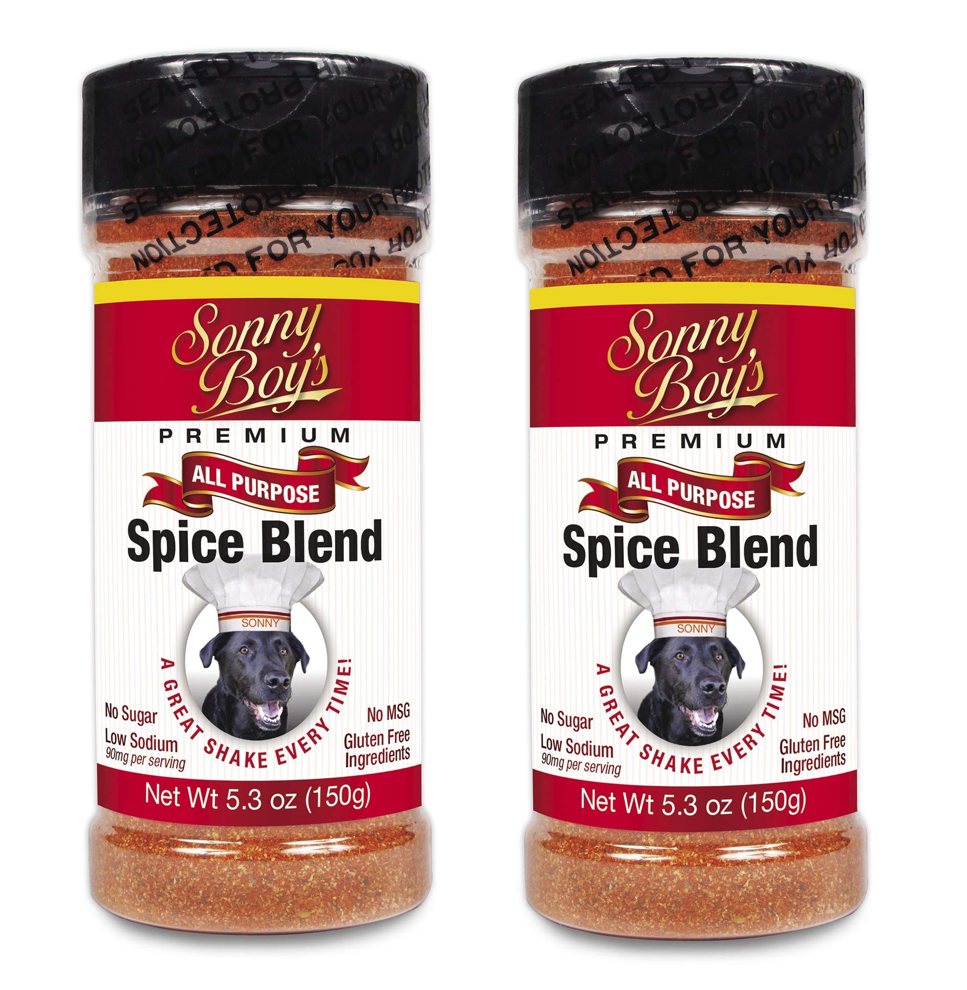 Sonny Boy's Premium All Purpose Sugar Free Meat Seasoning Spice Blend & Spice Rub, Sugar Free, Gluten Free, No MSG, Low Sodium, 