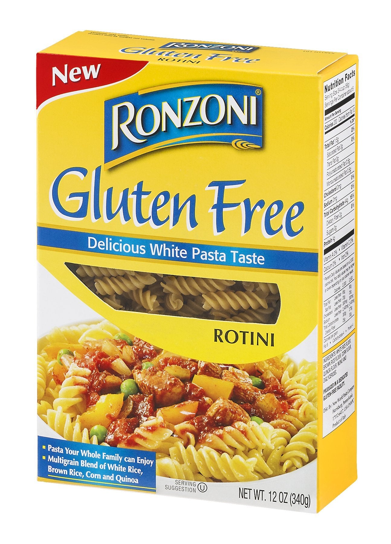 Ronzoni Gluten Free Rotini, 12 Oz – Groceryeshop