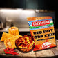 TRANADACO Red Hot Corn Chips Snack Box, 8oz Bags (Pack of 4)