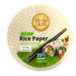 Four Elephants 22CM Round Rice Paper Non-GMO, Premium Spring Roll, 1 Count, Restaurant Quality