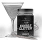 BeePoint Edible Glitter Luster Dust - Food Grade Shimmer Powder for Baking, Cocktails, & Cake Decorating - 15g - Silver