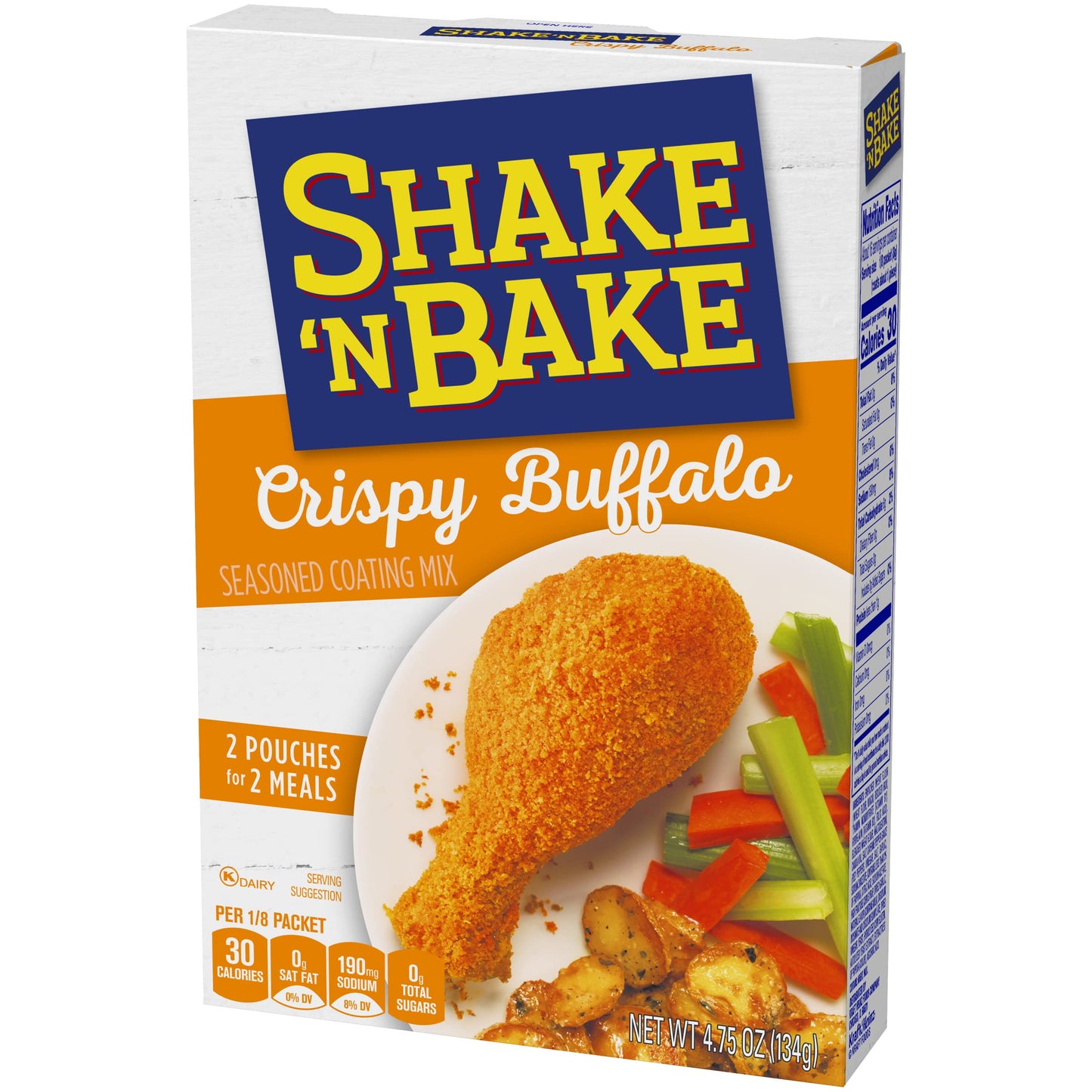 Shake N Bake Crispy Buffalo Seasoned Coating Mix Box (4.75 oz Boxes, Pack of 8)