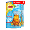 Lipton Iced Tea Mix  Unsweetened Lemon Flavor Black Iced Tea  Makes 28 Quarts (Pack of 2)