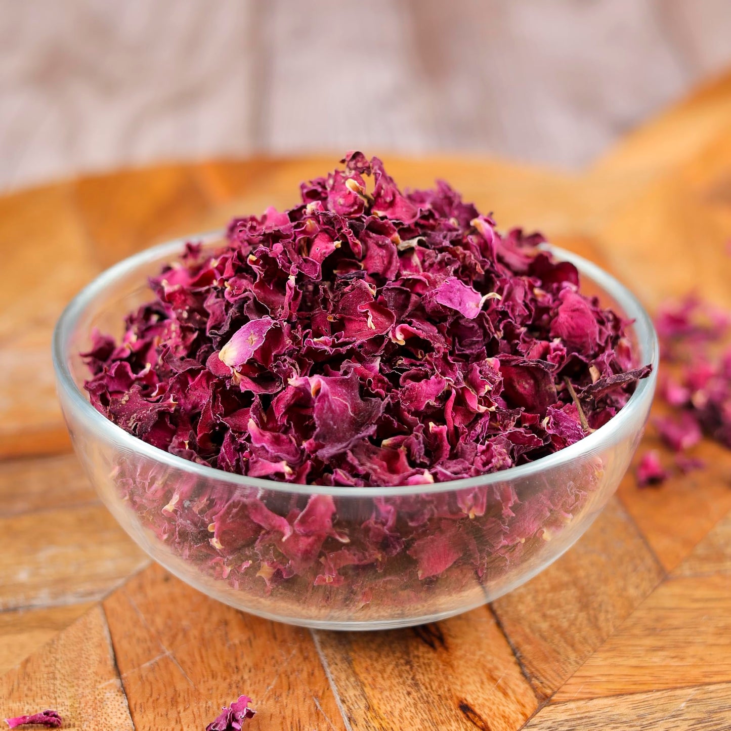 Urban Platter Sun Dried Rose Petals | 3.53 Oz/100G | Edible Gulab Patti | Natural & Pure Aromatic Flower Petals | Used In Herbal Tea, Baking, Desserts, Rose Water & Crafting