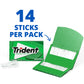 Trident Sugar Free Gum Variety Pack, 21 Packs of 14 Pieces - Total 294 Pieces of Fresh Flavor Chewing Gum