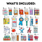 Birthday Care Package (65 Count) Snacks Cookies Chocolate Bar Chips Candy Party Variety Gift Box Pack Assortment Basket Bundle M