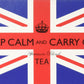 Keep Calm And Carry On Tea Carton Box, Afternoon Blend Tea (40 Bags, 125G, 4.4Oz)