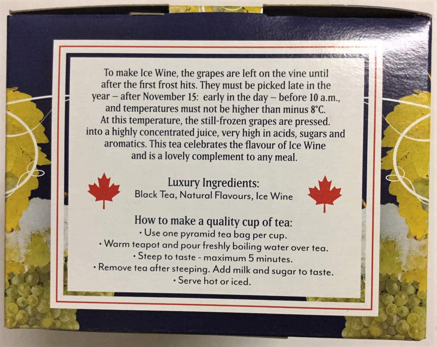 Metropolitan Tea Company Canadian Ice Wine Tea (48 Teabags)