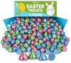 Bulk Easter Kisses Milk Chocolate 2 Pound - Individually Wrapped Holiday Chocolate Candy for Baskets, Egg Hunts, Party Favors & 
