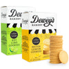 Deweys Bakery Meyer Lemon & Key Lime Thin Cookies Variety Pack, 9oz (Pack of 2), Low Calorie, No Artificial Flavors