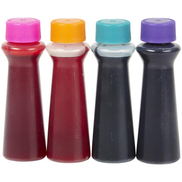 Wilton Neon Gel Food Color Set, magenta, orange, teal and purple