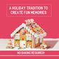 NABISCO Create-A-Treat E-Z Build Gingerbread House Decorating Kit, Holiday Gift, 27.3 oz + Bonus OREO Mini Cookie Snack Pack