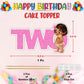 Seyal Bby Mona Happy Birthday Toppermona Two Cake Topper