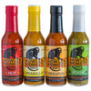 Howler Monkey - Sauce Combo - Oriflavor Blendal  Amarillo  Verde  Hot Flavors - Panamanian-Style Aji Chombo Hot Sauce - Gluten-Free - 5 Oz (4-Pack)