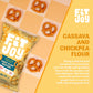 FitJoy Tangy Dijon Mustard Pretzels (Pack of 6, 4.5 Oz) - Dairy, Nut & Gluten Free Snacks - Grain Free Cassava Root & Chickpea F