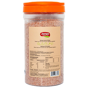 James Spices Inc. Black Pepper (81Oz (2.3Kg) - Himalayan Pink Salt Fine Grain)