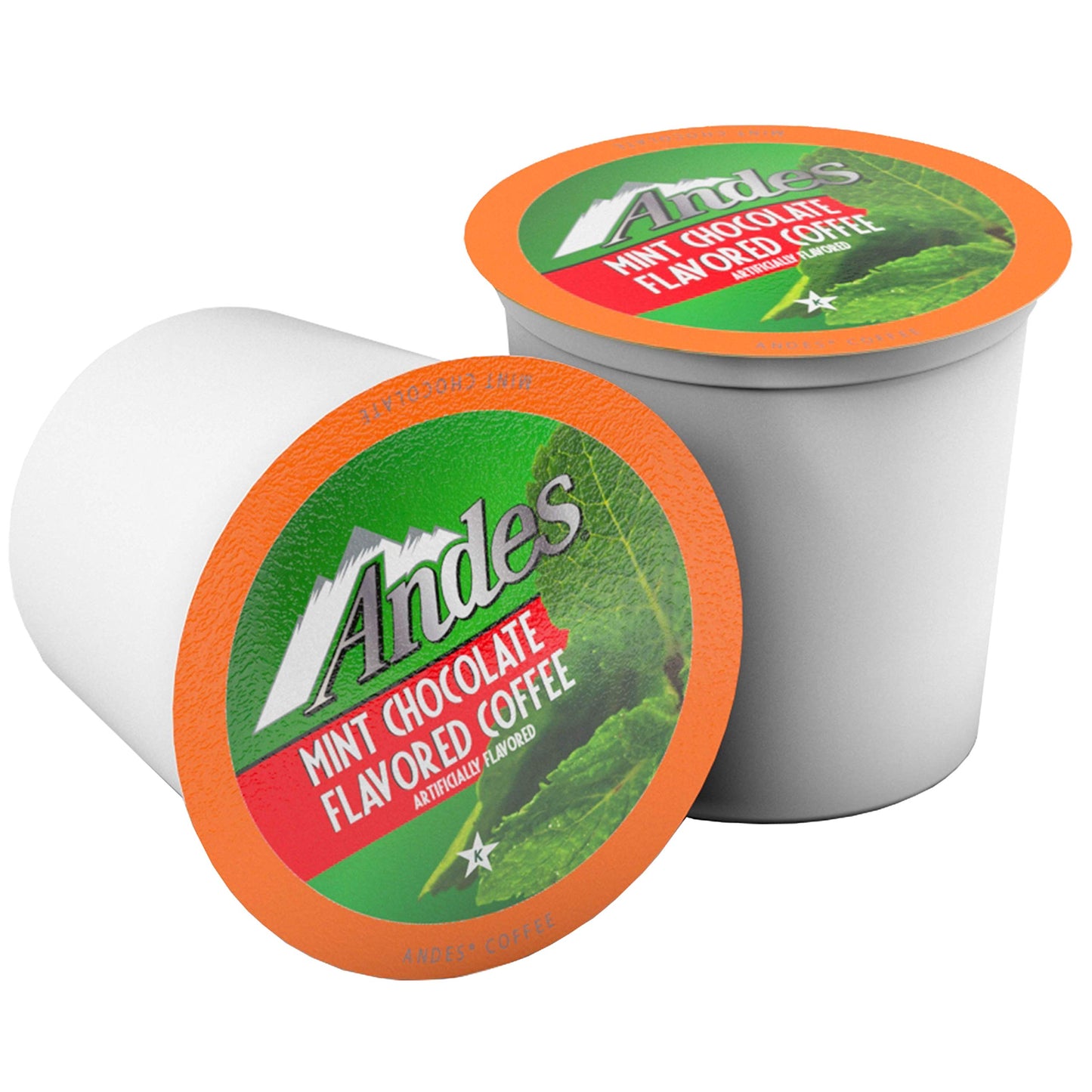 Andes Mint Chocolate Flavored Coffee Pods, Compatible with K Cup 2.0, 40 Count