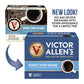 Victor Allens Coffee Donut Shop Blend, Medium Roast, 120 Count Single Serve Pods for Keurig, Blue