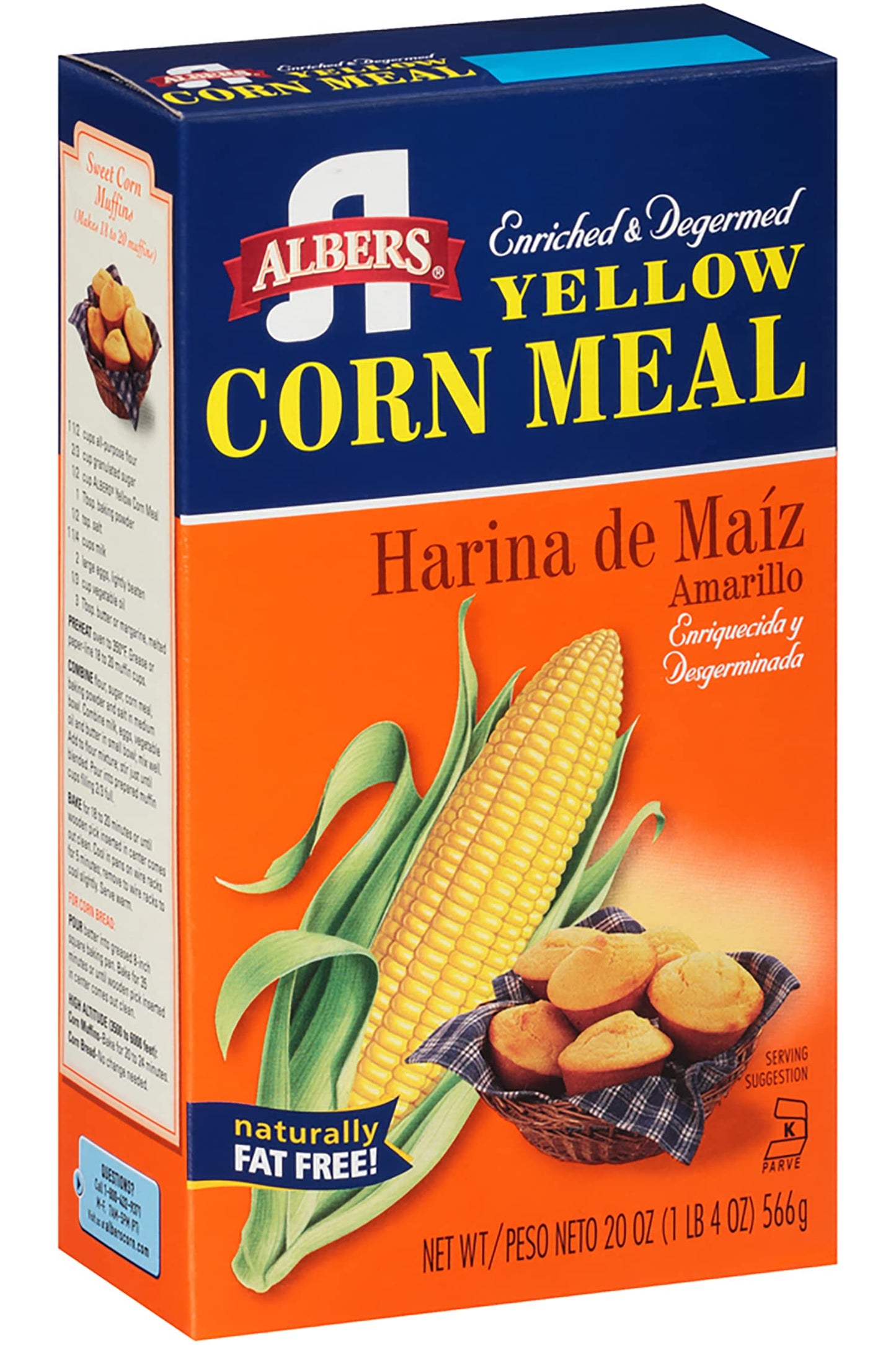 Albers Yellow Corn Meal, 20 Oz (Pack Of 3)