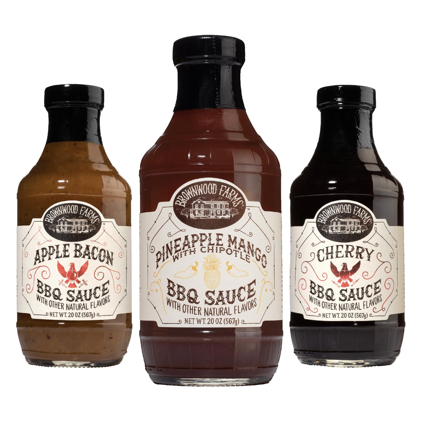 Brownwood Farms BBQ Sauce, Made in Small Batches, Sweet and Tangy, Great on Fries, Meatloaf, Burgers, Glaze, Real Ingredients 20