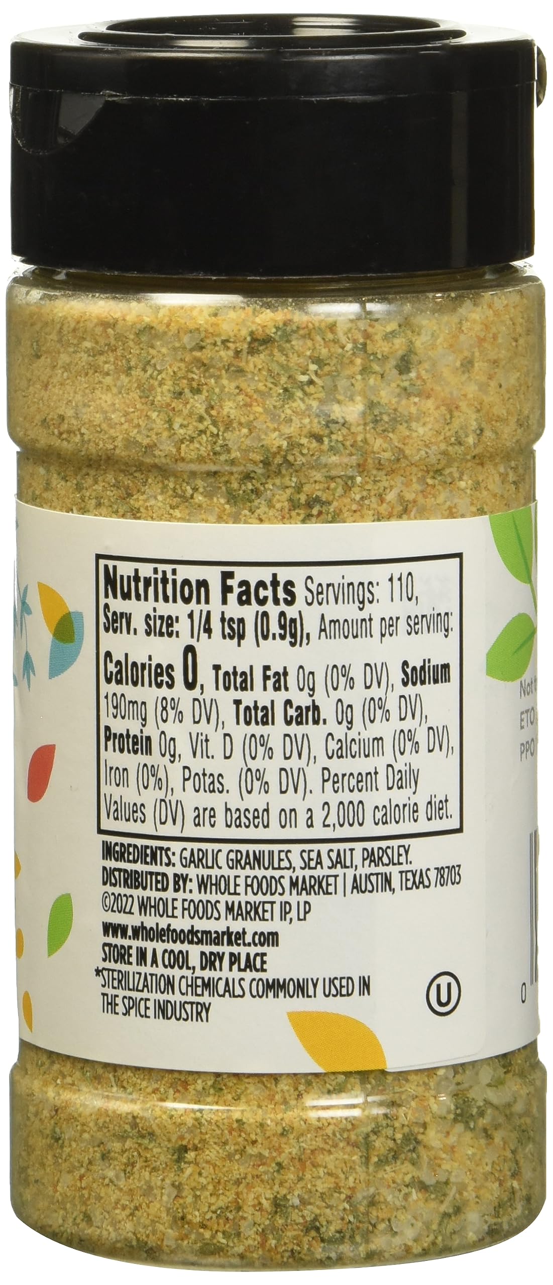 365 by Whole Foods Market  Garlic Salt Seasoning  3.51 Ounce