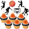 24 Pcs Basketball Cupcake Toppers Sports Fan Basketball Backboard Cupcake Picks For Baby Shower Players Sports Theme Birthday Party Cake Decorations Supplies