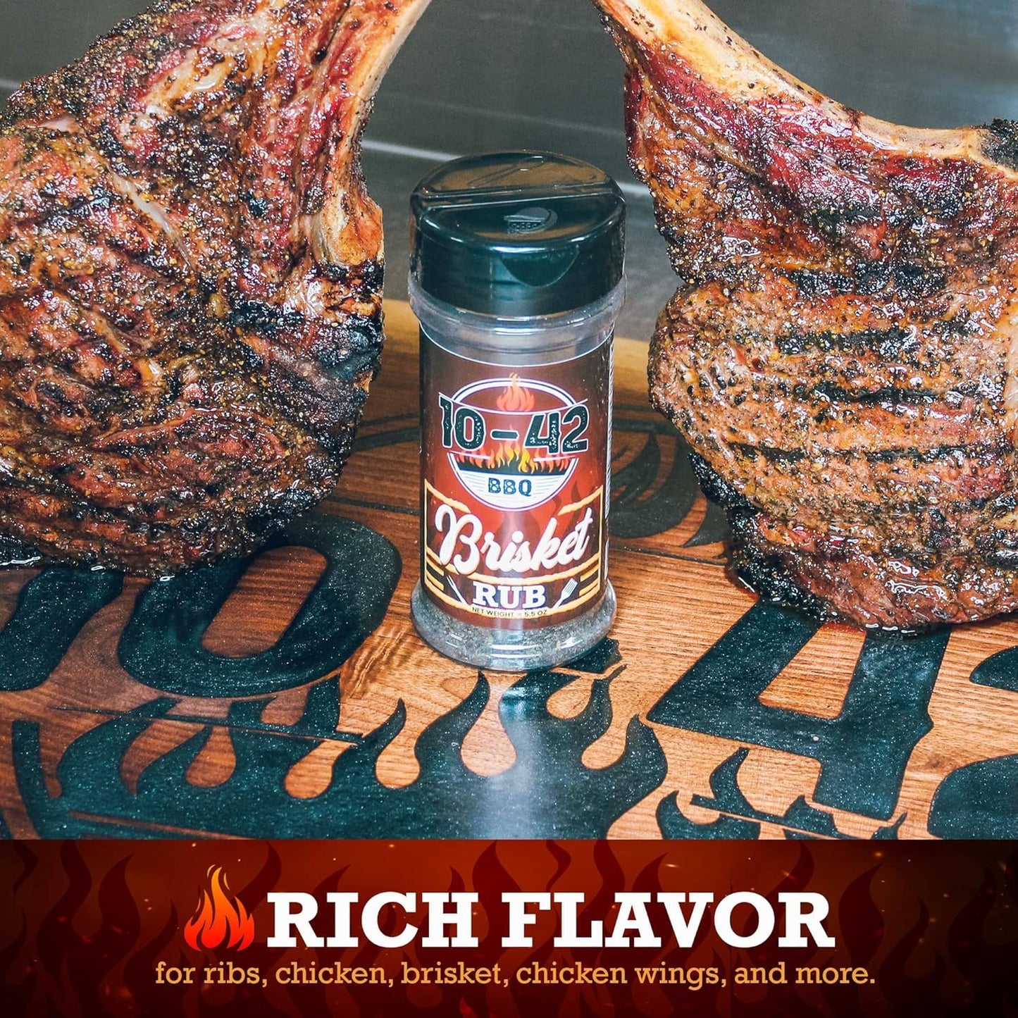 Five Star Seasonings BBQ Brisket Rub, All-Natural, No MSG, 5.5 oz