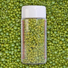 Confect Lime Green Christmas Sprinkles | Mix Pearls & Jimmies Sprinkles for Cakes & Cupcakes Decoration | Vegan, Gluten-Free, So