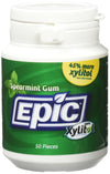Epic Xylitol Sweetened Spearmint Gum, 50 Count
