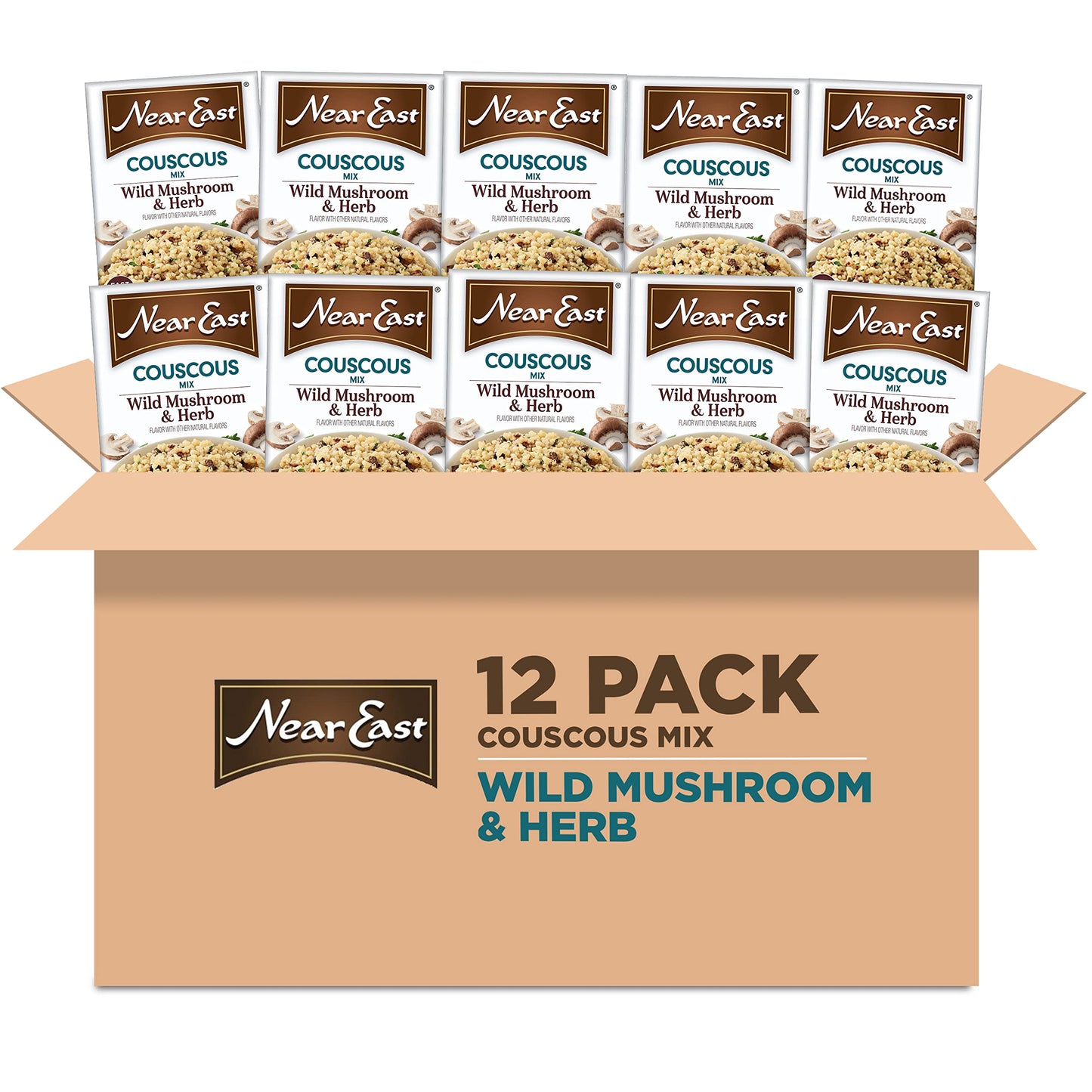 Near East Wild Mushrooms & Herb Couscous Mix, 5.4 Ounce (Pack Of 12)