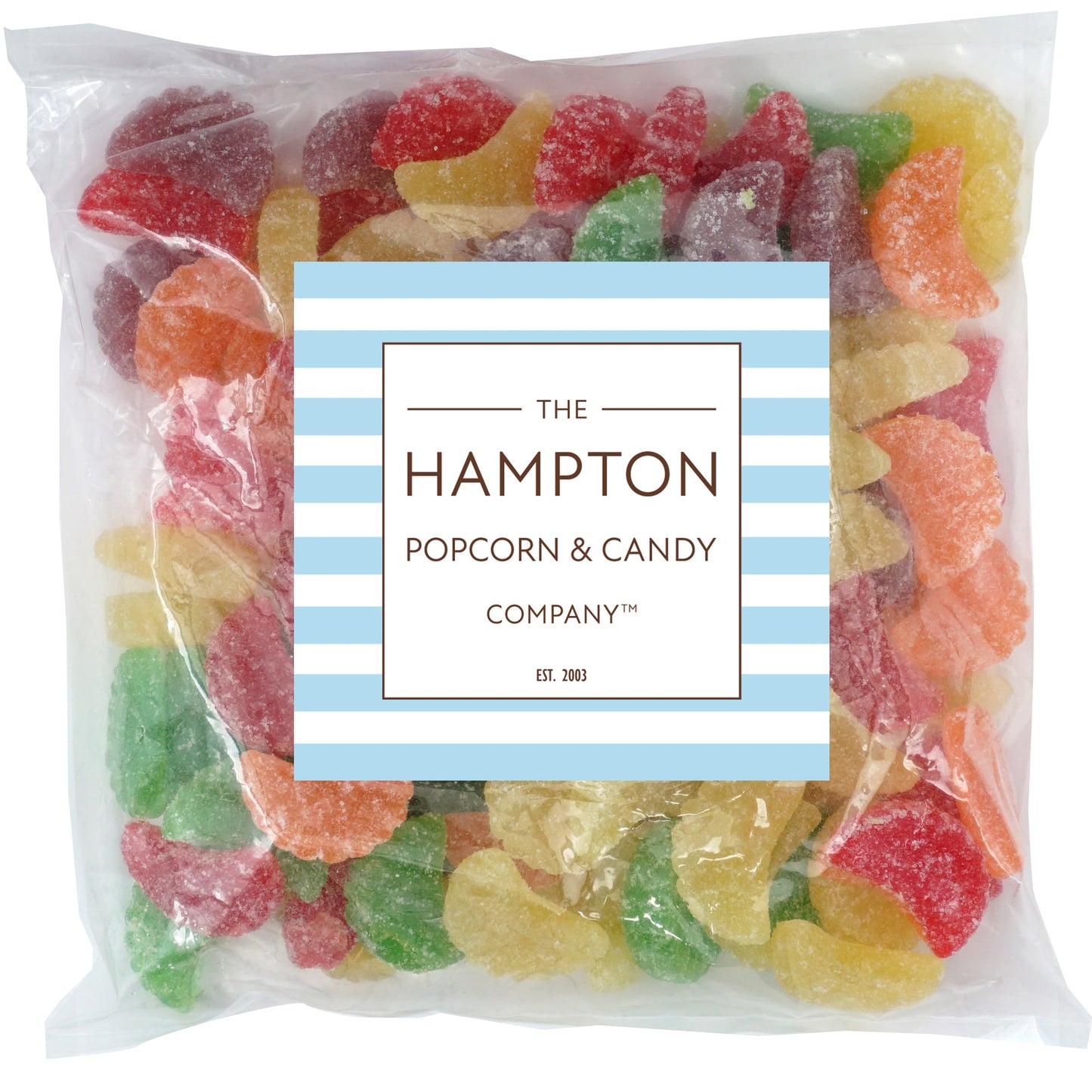 Fruit Slices Candy, 5 Pound Bulk Bag, Candy Fruit Slices Gummy Candy, Orange Candy