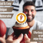 Arizona State Cupcake Toppers (24 Pcs) Arizona State Party Supplies For Football, Birthday Gift, Graduation Party Decorations (A