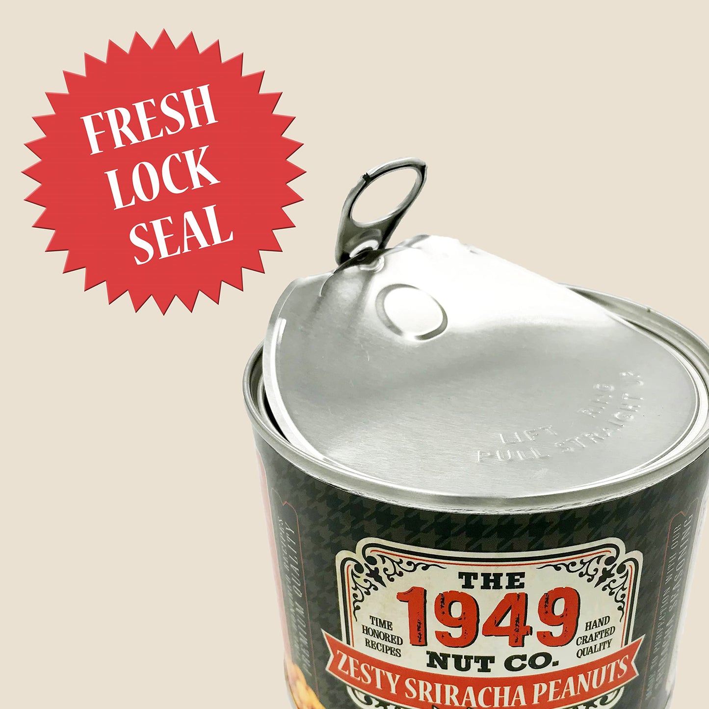 The 1949 Nut Co. Zesty Sriracha Peanuts, 10 Oz