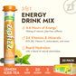 Zipfizz Daily Energy Drink Powder, Sugar-Free Electrolyte Powder, 20 Pack, 0.39 Ounce Each, Lemon Iced Tea, Model 20LITEA