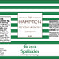 Green Sprinkles Jimmies 3.17 Oz, Sprinkles For Cake Decorating, Cake Sprinkles, Sprinkles For Baking, Ice Cream & More, The Hamp