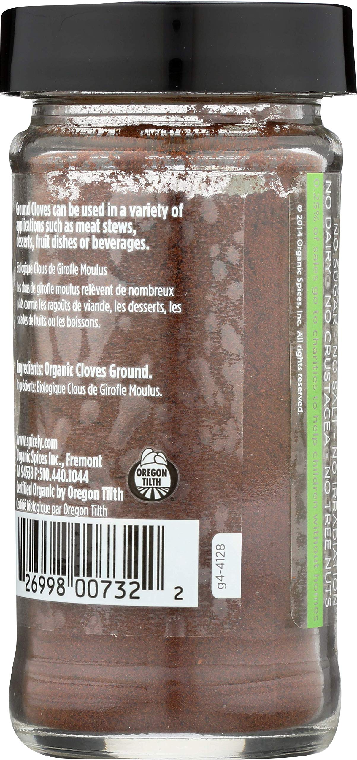 Spice Cloves Ground Jar