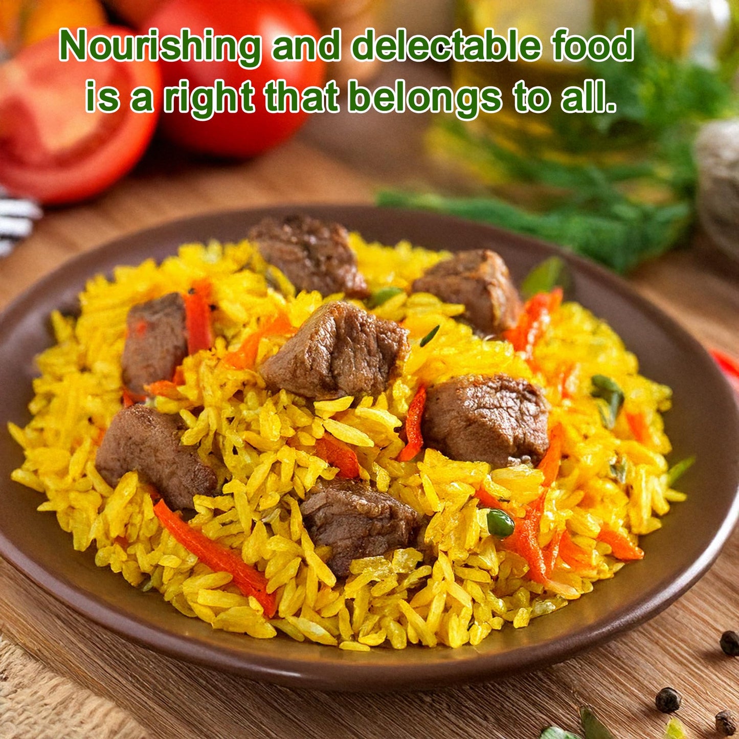 Golden Crown Saffron Yellow Rice - 32 Oz (2Lb) | Naturally Aged Halal + Long Aromatic | Tasty And Delicious Flavorful | Long-Grain Stovetop Or Microwave Rice