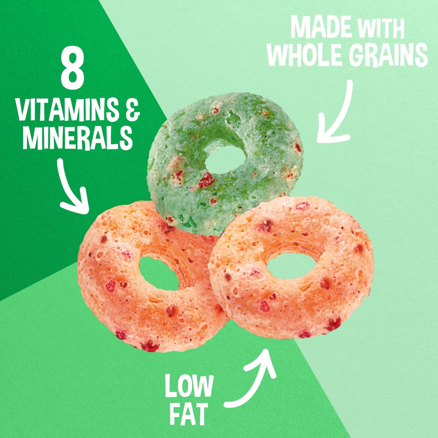 Kellogg's Apple Jacks Breakfast Cereal, Kids Cereal, Family Breakfast, Original, 8.9oz Box (1 Box)