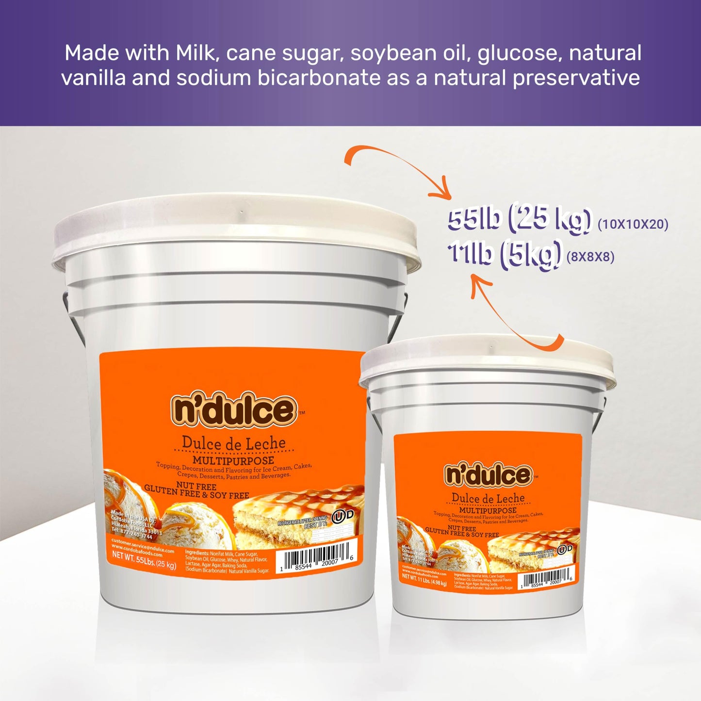 Gaucho Ranch Dulce de Leche Caramel Extract for Coffee, Desserts & Ice Cream - 11lbs