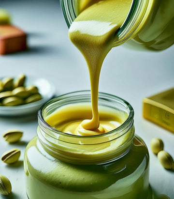 UNIQBITE Pistachio Cream Natural Sweet Butter Spread 7 oz (200g) No Palm Oil