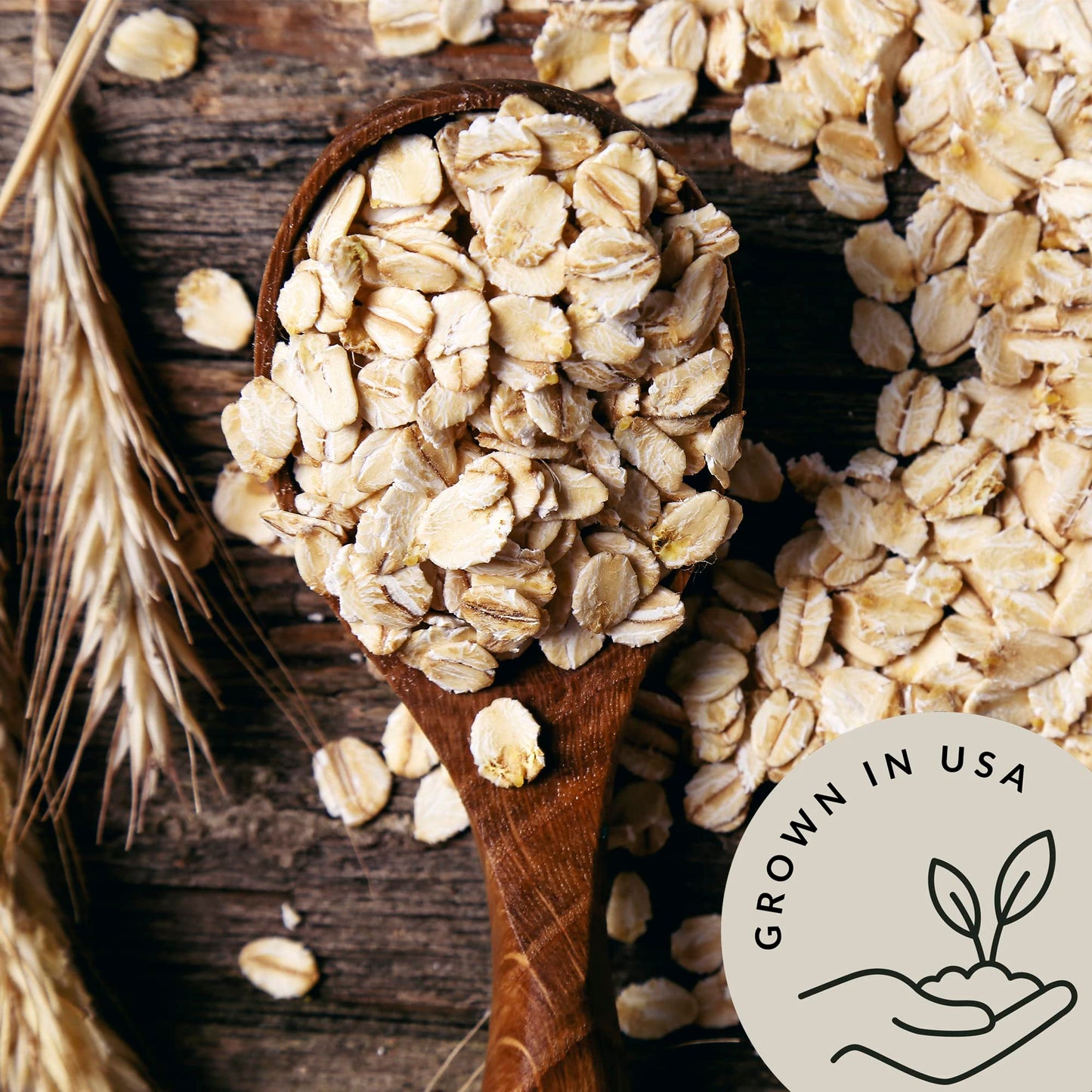 Organic Oatmeal Regular Rolled Oats - Old Fashioned Oat Bulk (4.8 Lb) Be Still Farms - 100% Whole Grain | High In Fiber & Protei